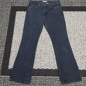 Vintage Levis 515 Bootcut Jeans Sz 8 Classic Dark Wash Classic Casual Denim